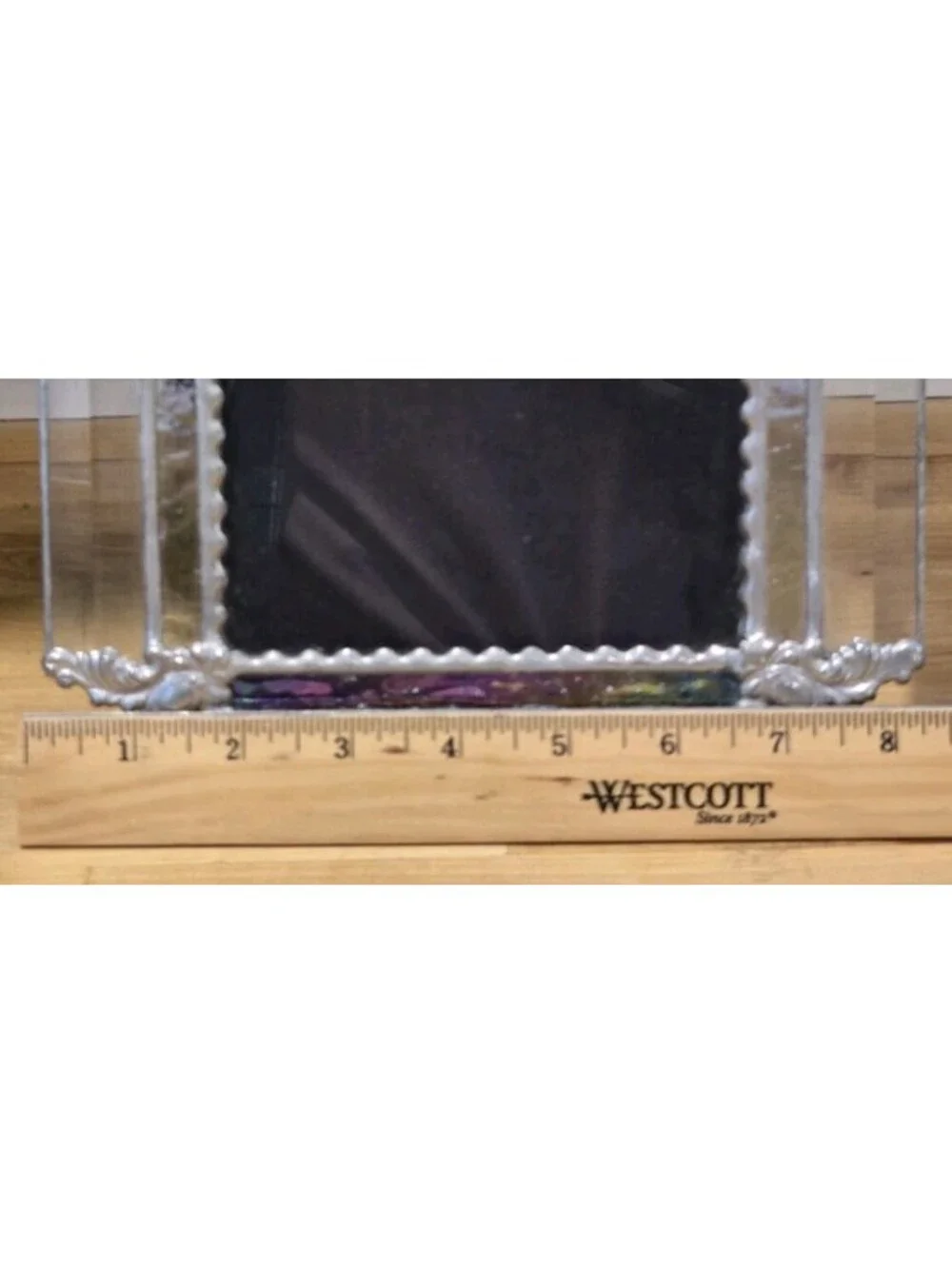 Venetian Style Ornate Picture Frame Handmade Holds A 5x7 Photo Overall 8